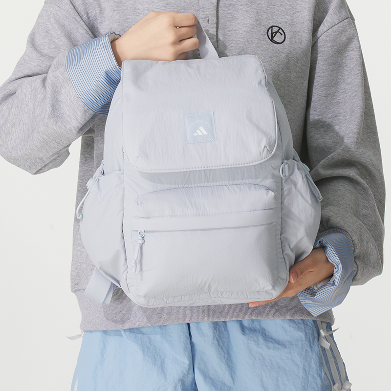 阿迪达斯双肩包男包女包背包2025冬季新款旅游休闲包书包KF2489