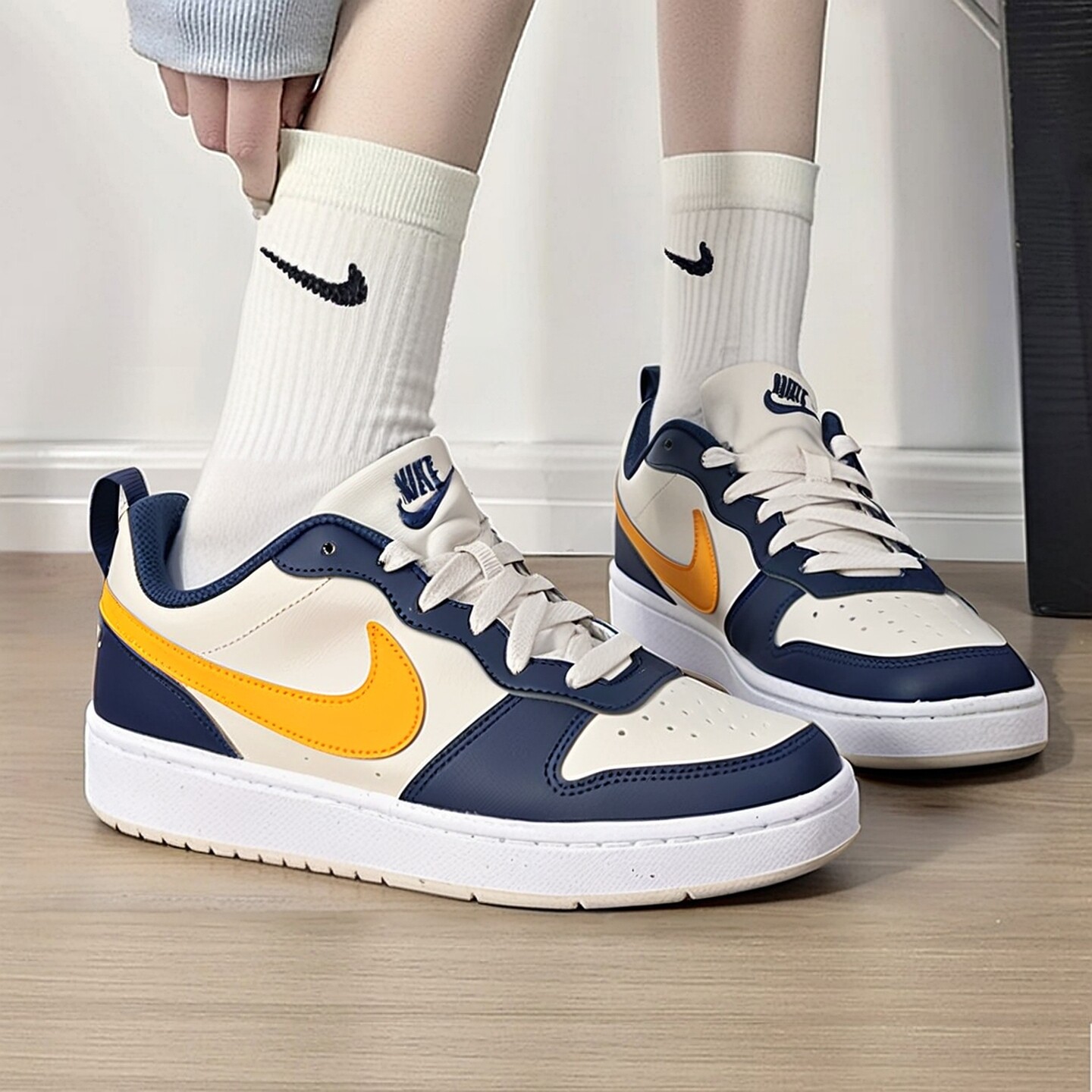 耐克Nike官网女鞋春秋季新款官方正品板鞋运动鞋轻便休闲鞋大童鞋图片