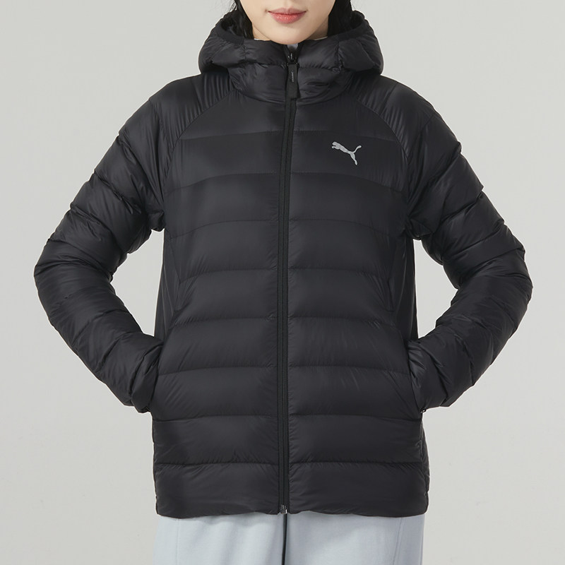 puma彪马女装羽绒服2024冬新款运动服户外防风保暖外套672283-01
