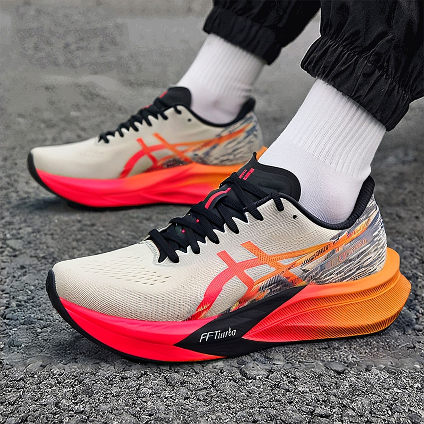 ASICS亚瑟士新款MAGIC SPEED 4 CP男子竞速跑步鞋透气健身运动鞋