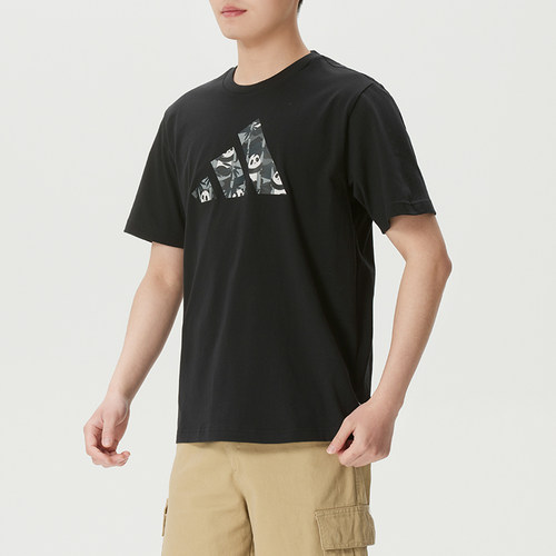 adidas阿迪达斯短袖男装2026春夏新款运动休闲半袖跑步T恤KB4849
