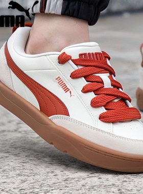 彪马厚底红色休闲鞋男鞋2026春季新款运动鞋低帮鞋面包鞋397262