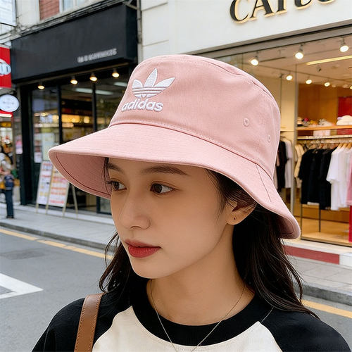 adidas阿迪达斯三叶草渔夫帽子宽边帽男帽女帽夏季遮阳帽JC6037