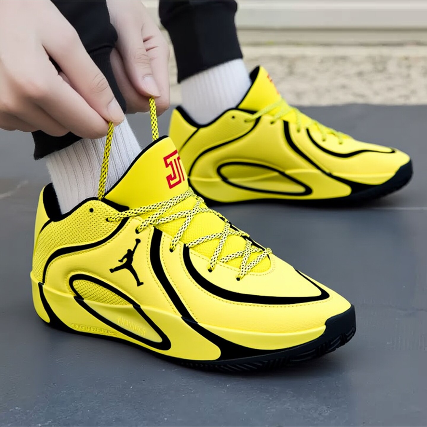 NIKE耐克男鞋黄色AJ篮球鞋2026春季新款休闲鞋jordan运动鞋HQ4613