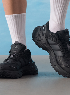 阿迪达斯黑色老爹鞋男鞋女鞋 26秋新款机甲鞋跑步鞋运动鞋 KK1001