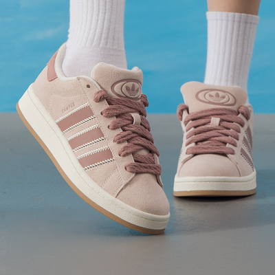 adidas阿迪达斯三叶草女鞋厚底休闲鞋2025冬新款低帮运动鞋JQ5804