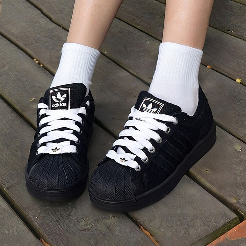 阿迪达斯三叶草正品贝壳头板鞋男女鞋2026春季新款运动鞋休闲鞋子