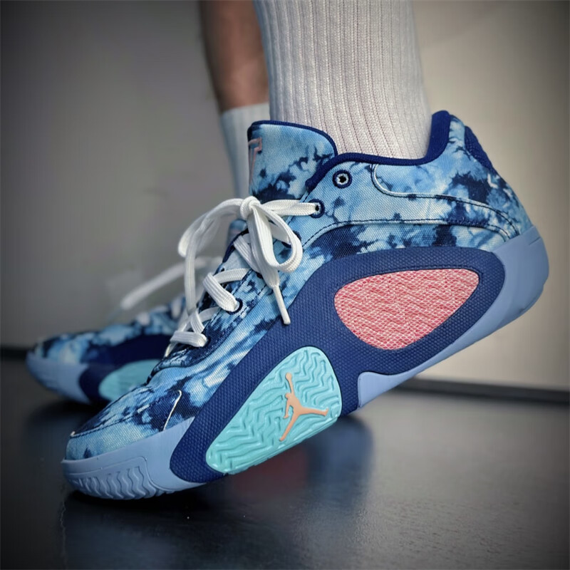 Nike耐克JORDAN TATUM 2塔图姆2代扎染牛仔实战篮球鞋 HJ4421-400