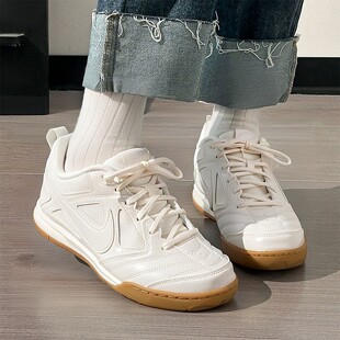 耐克鞋子NIKE GATO LV8女鞋新款运动鞋轻便跑步鞋光面白色旅行鞋