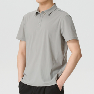 斯凯奇男性针织短袖POLO衫T恤26夏季新款透气半袖运动服P226M203