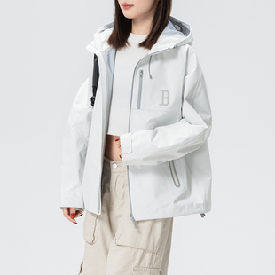 MLB男装女装梭织夹克外套26春季新款跑步运动服休闲上衣3AWJM0361