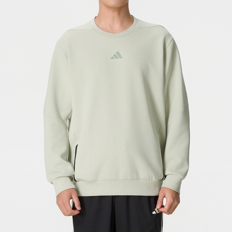 Adidas阿迪达斯男装卫衣套头衫2026秋季新款休闲上衣运动服KS6406