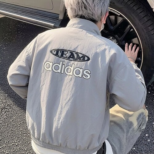 adidas三叶草服男装26秋季新款运动服户外保暖双面穿外套