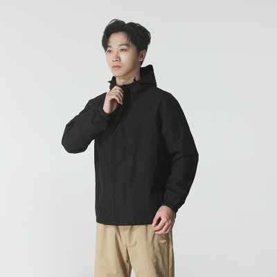 添柏岚男装梭织夹克外套25秋冬新品户外防风跑步旅游运动服A44XJ