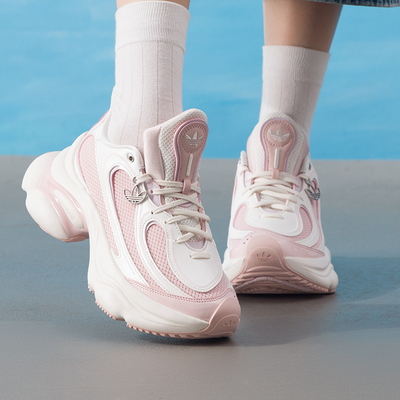 Adidas阿迪达斯三叶草女鞋休闲鞋26春季新款健身透气运动鞋KI0556