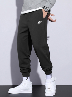 耐克长裤男裤NIKE官方旗舰2025冬季黑色加厚保暖运动休闲裤BV2680