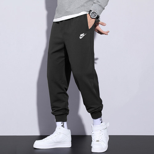 耐克长裤男裤NIKE官方黑色加厚
