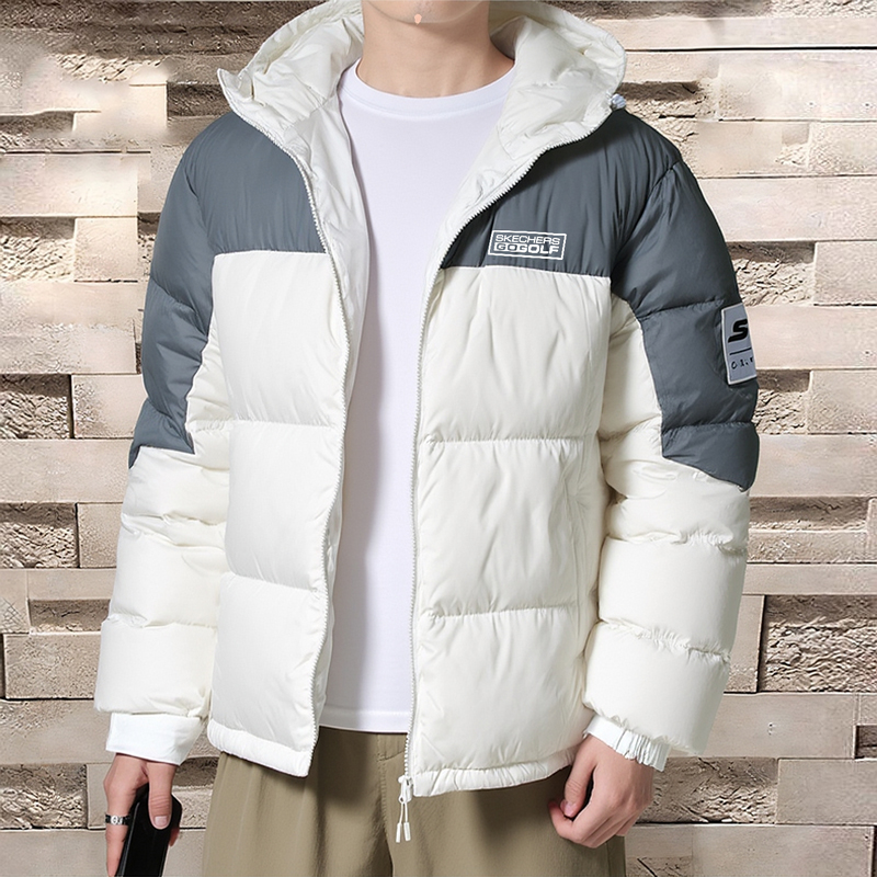 斯凯奇男装女装短款羽绒服2025冬季新款保暖运动服厚外套P425U091