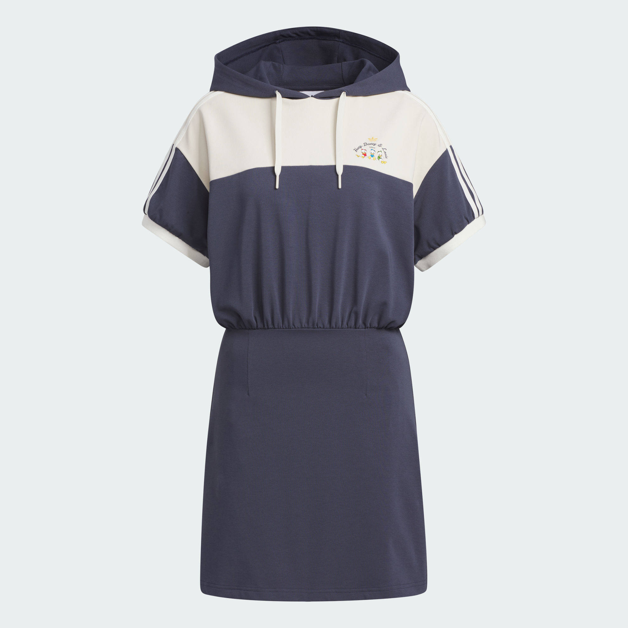 Adidas阿迪达斯女装夏季新款拼接连衣裙短袖运动休闲裙JP1436