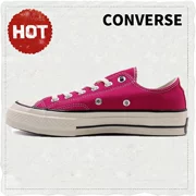 Converse 1970s Giày nam và nữ tiêu chuẩn Samsung Giày vải cổ điển thấp để giúp giày thể thao màu đỏ hồng 161445 - Plimsolls