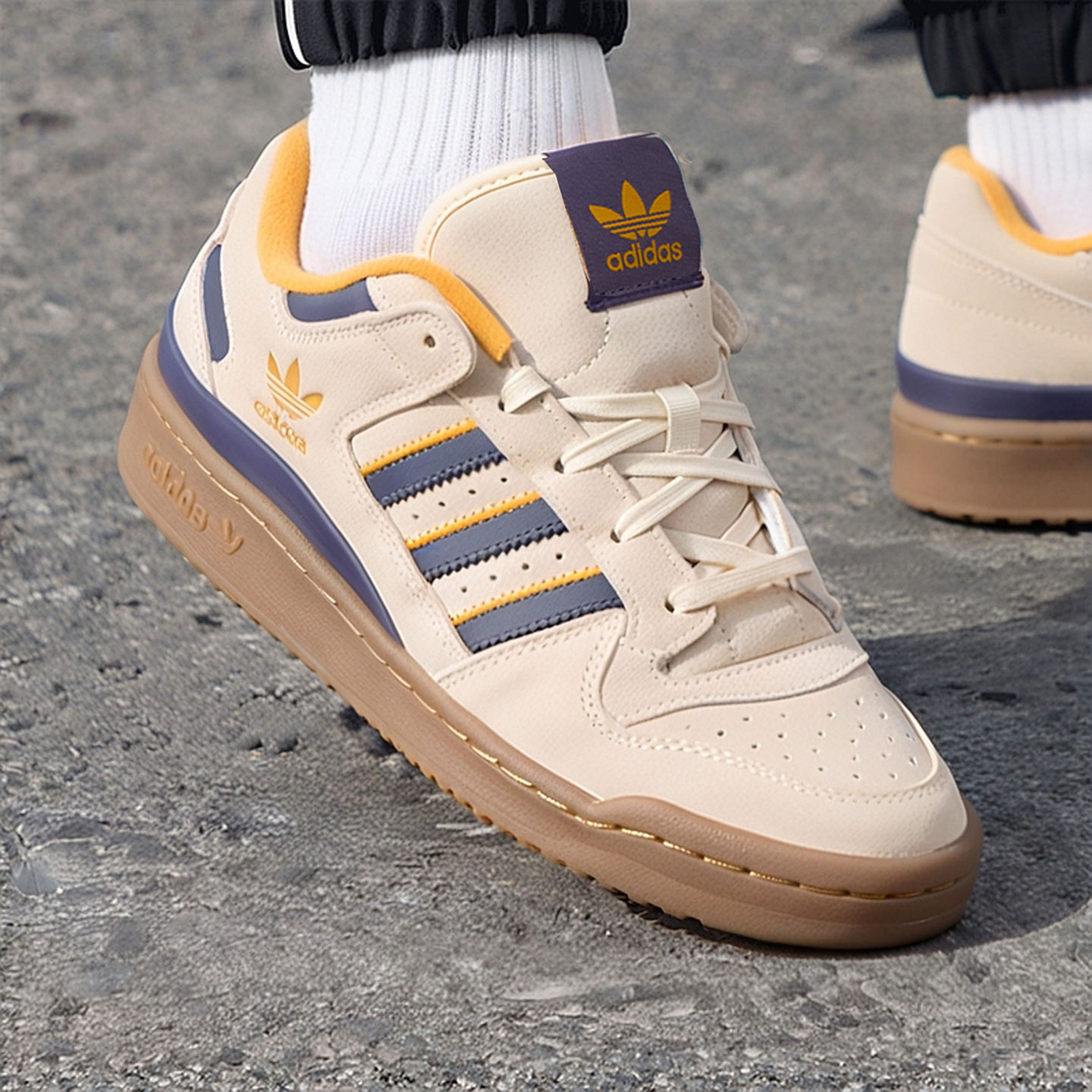 阿迪达斯板鞋男鞋女鞋2025秋季新款FORUM LOW CL经典休闲鞋JQ2655