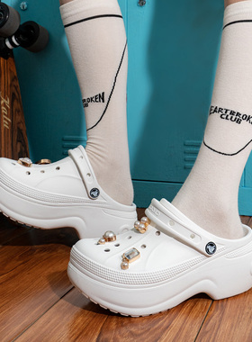 crocs卡骆驰洞洞鞋男女外穿凉拖鞋25夏新款休闲透气沙滩鞋210062