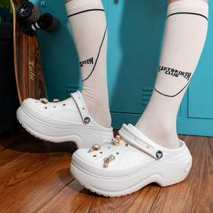 休闲透气沙滩鞋 26夏新款 210062 男女外穿凉拖鞋 crocs卡骆驰洞洞鞋