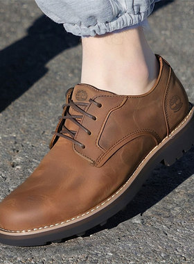 添柏岚男鞋马丁靴耐磨户外徒步登山鞋商务通勤皮鞋休闲鞋A5V11F13