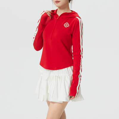 adidas阿迪达斯卫衣女装2026春季新款运动服休闲长袖套头衫KG3457