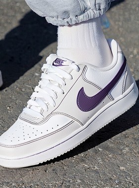 耐克女子运动鞋26新款COURT VISION白色低帮休闲鞋板鞋IO9552-001