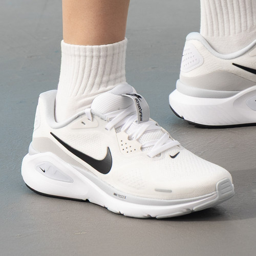 耐克NIKE女鞋白色跑步鞋26夏季新款网面透气休闲运动鞋HJ1101-101