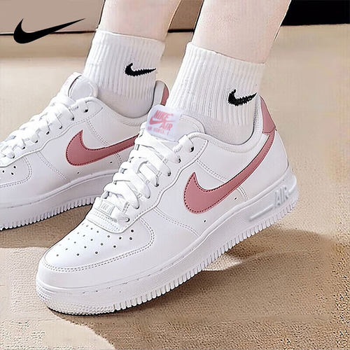 NIKE耐克厚底板鞋女鞋小白鞋2025新款运动鞋空军一号休闲鞋DC9486