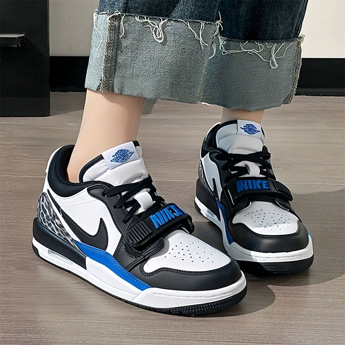耐克女鞋JORDAN LEGACY AJ312低帮休闲板鞋厚底训练篮球鞋CD9054