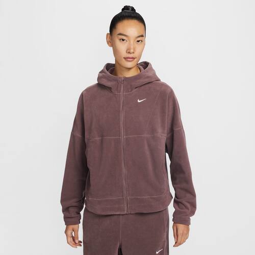 NIKE耐克外套女装2026秋冬运动服摇粒绒保暖连帽夹克HV3699