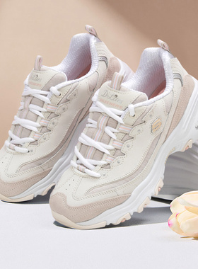 斯凯奇女鞋熊猫鞋2025冬季厚底老爹鞋透气缓震运动鞋休闲鞋 11936