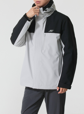 斯凯奇男装女装梭织三合一夹克外套26新款运动服休闲旅游P426U067