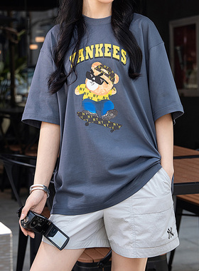 MLB美职棒短袖T恤男女运动服2026春季跑步透气休闲半袖3ATSE0143