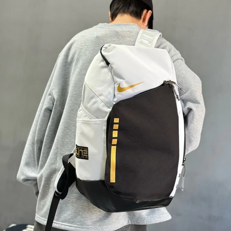 耐克NIKE运动篮球包气垫双肩包学生电脑书包男女背包DX9786-100