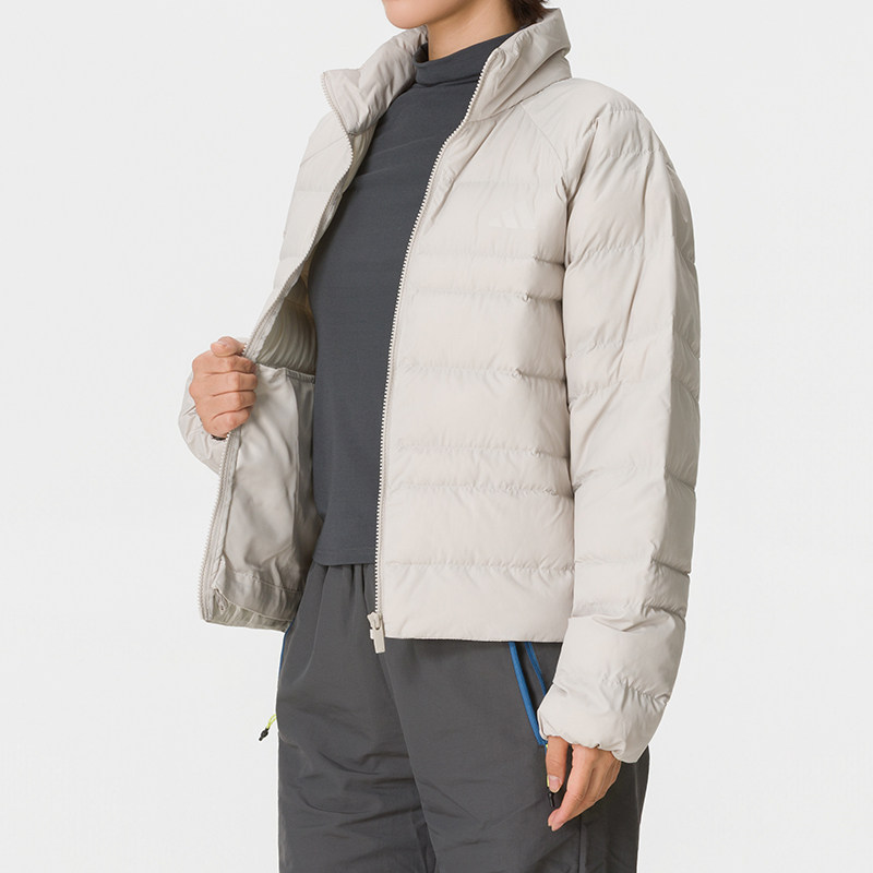 Adidas阿迪达斯女装秋冬棉服2026新款保暖休闲运动服厚外套KY3231