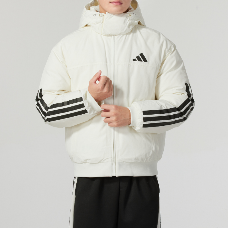 adidas阿迪达斯25冬季新款羽绒服男装户外厚外套运动服夹克JG3852