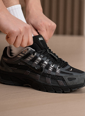 NIKE耐克男鞋P-6000复古老爹鞋26新款网面运动鞋跑步鞋HF0015-002