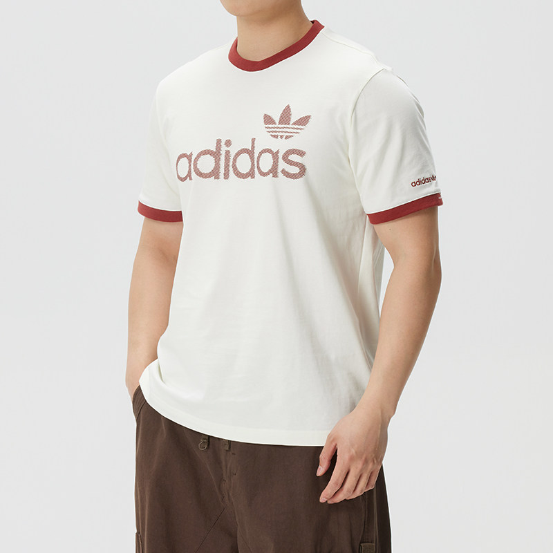 阿迪达斯（adidas）三叶草短袖男装 2026春夏新款ringer tee 纯运图片
