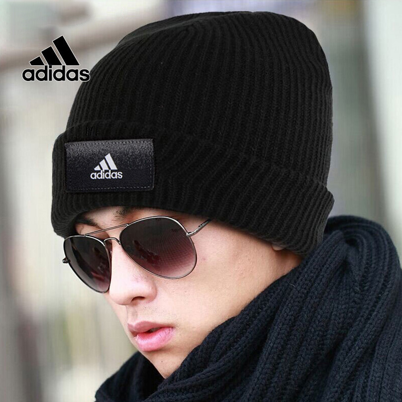 阿迪达斯毛线帽男帽女帽冬季季帽子时尚运动帽冷帽针织保暖套头帽