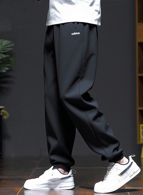 Adidas阿迪达斯男子运动休闲裤26新款加绒保暖卫裤长裤JX9405