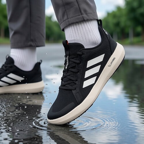 Adidas阿迪达斯男鞋户外溯溪鞋2026夏季新款透气涉水运动鞋JI3499