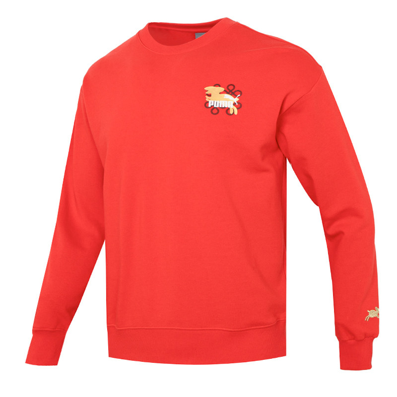 彪马男装女装套头衫跑步健身训练运动服户外时尚透气休闲卫衣长袖