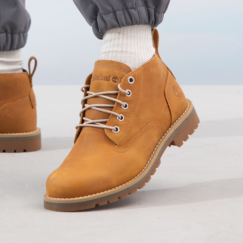 Timberland添柏岚短筒靴男子大黄靴短靴户外运动工装休闲靴A2AKT