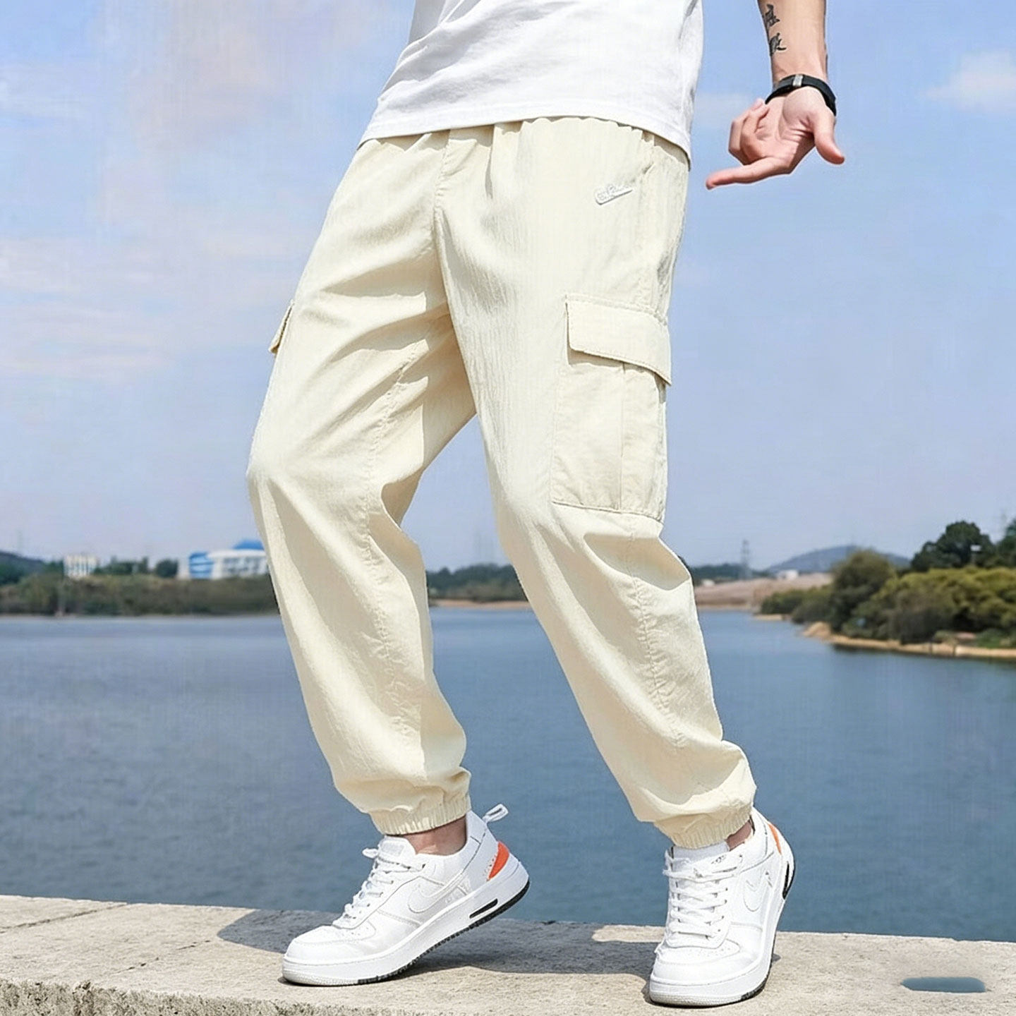 Nike耐克工装裤男款裤子2026秋季薄款官方正品运动休闲裤束脚长裤
