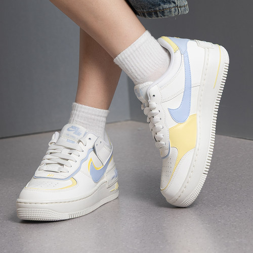 Nike耐克女鞋AF1 SHADOW空军一号双勾解构低帮厚底板鞋DZ1847-118