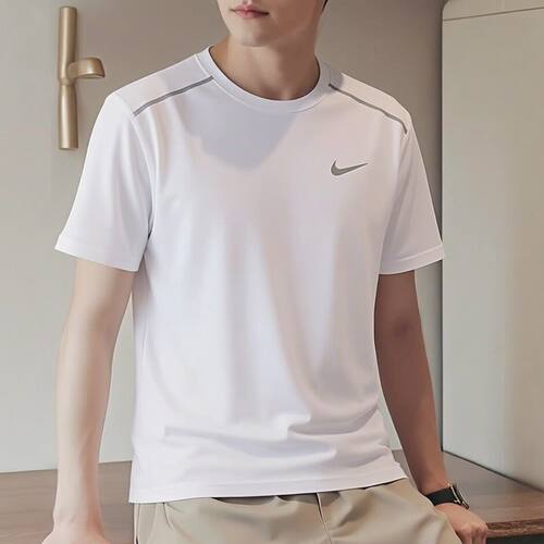 NIKE耐克男子跑步T恤夏新款速干网眼透气短袖运动休闲上衣IF2083